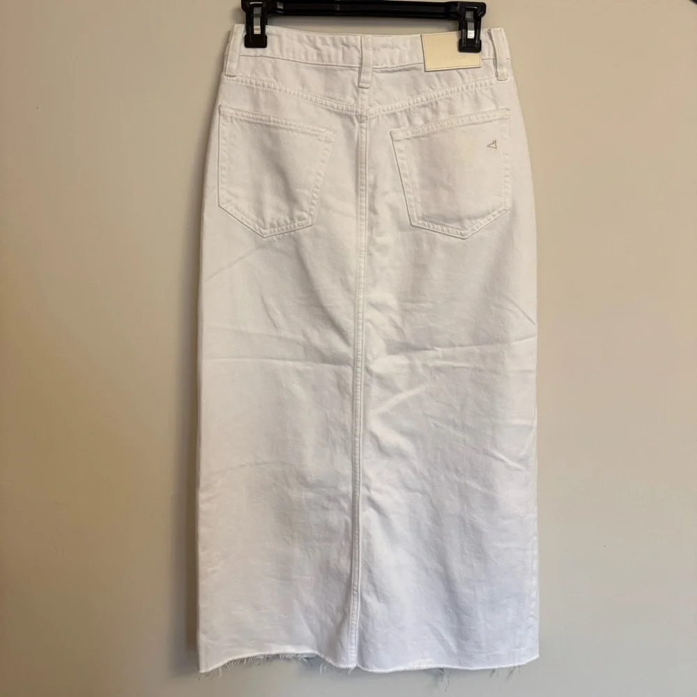 HIDDEN Peyton WHITE FRONT SLIT MIDI SKIRT - Women’s Large - Picture 8 of 14